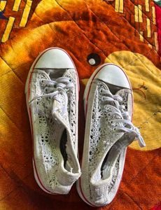 Preloved | Thrifted Shoe |Weaved Cotton Threads