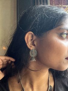 Silver Nature Look Coin Necklace Set