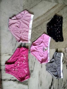 Girls' Underwear Combo of 5