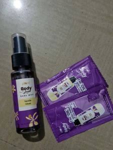 Plum Vanilla Vibes Body Mist & Oil Samples
