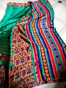 Elegant Green Saree