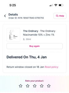 The Ordinary Niacinamide 10% + Zinc 1%