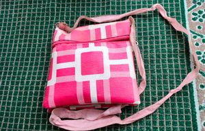 Girly Long Check Slingbag