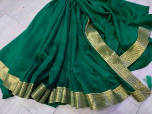 Green Light Weight Saree