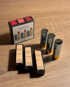 Gucci rogue a levres mat lipstick set of 3