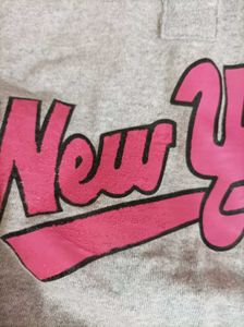 Streetwear Grey Cropped Top