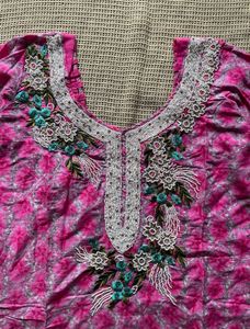 Pink Salwaar Suit With Dupatta