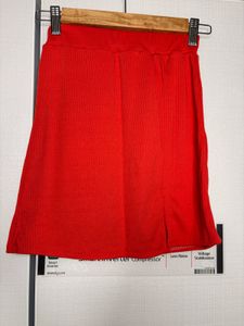 Red Mini Skirt