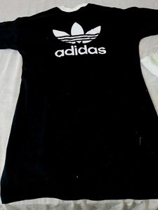 Adidas Black T-Shirt Dress