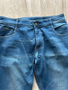Blue Denim Jeans 38 Size Altered Stretchable To 40