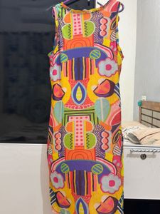 Colorful Sleeveless Bodycon Dress