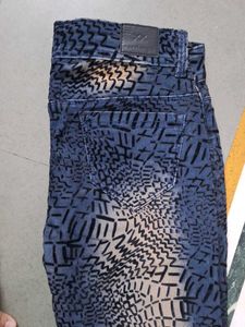 Abstract Pattern Jeans