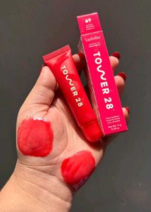 Lipsoftie Tinted Lip Treatment in Blood Orange Van