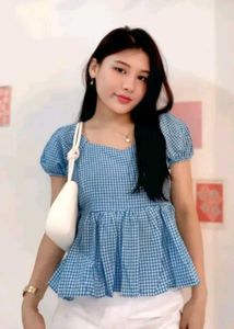 Blue Gingham Dress