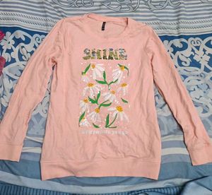 Peach Shine Floral Long Sleeve