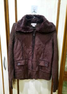 Vintage Style Fur Collar Jacket