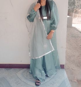 Sea Green Anarkali Suit