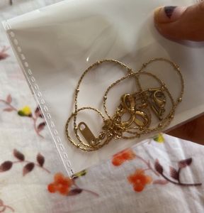 Gold-Plated Anti Tarnish Infinity Bow Pendant🎀