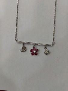 925 Silver Pendant Chain With Hallmark