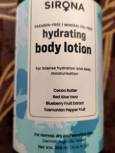 SIRONA Hydrating Body Lotion