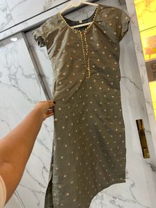 Olive grey Kurta