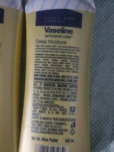 Vaseline Deep Moisture Lotion (3 Pack)