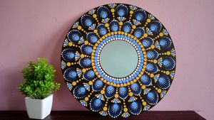 Mirror Dot Mandala Art Painting