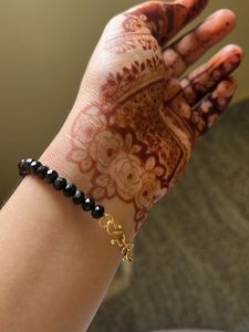 Black Beaded Bracelet