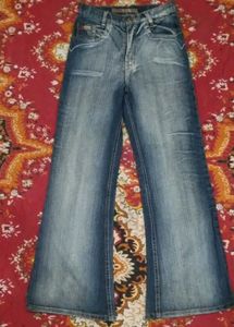 Wide Leg Denim Jeans