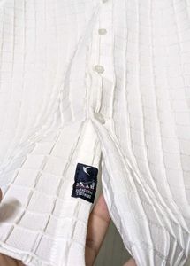 TEXTURED WHITE SHIRT