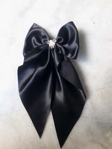 Pretty Hair Bow (Black)🖤