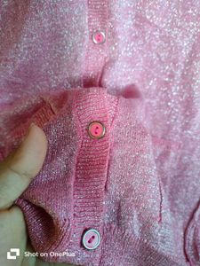 Sparkly Pink Cardigan