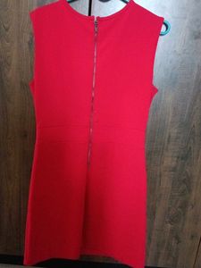 Red Sleeveless Dress