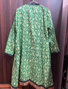 Green Printed Kurta