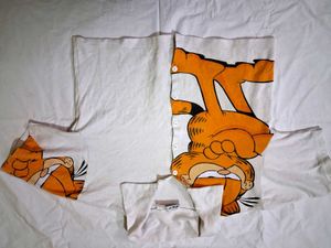 Vintage Garfield Button-Up Shirt