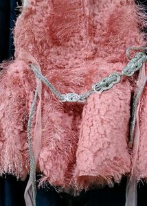 Pink Fuzzy Statement Dress