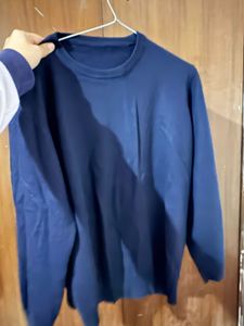 Navy Blue Knit Sweater