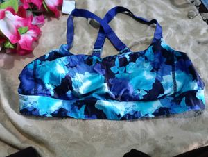 Floral Print Sports Bra