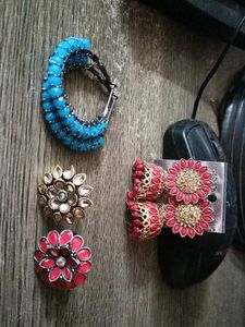 Earrings And Rings All Are New