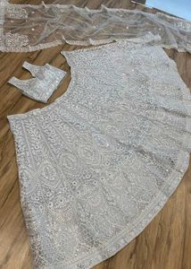Wedding Special Sequins &amp; Thread Work Lehenga