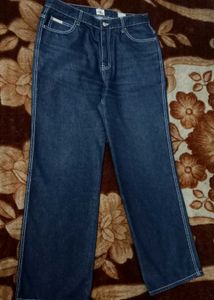 Calvin Klein Dark Blue Jeans For Men