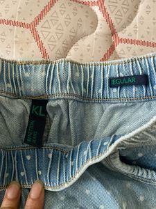 Girls&#39; Heart Dot Denim Shorts