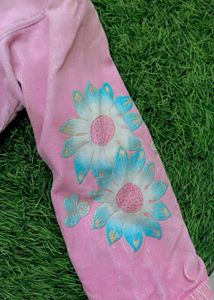 Fur Floral Jacket