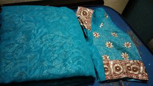 Excellent Heavy Saree With Stiched Blouse ✨💞
