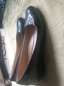 Black Quilted Ballerinas