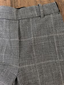 Grey Checked Trousers
