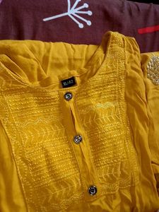 Mustard Yellow Kurti