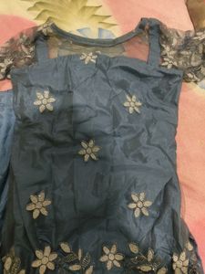 Pakistani Tassel Sleeve Heavy Embroidery Dress Set