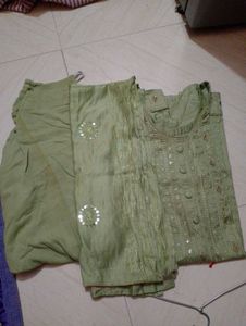 Elegant Green Kurta Set