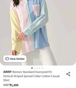 Color Block Striped Shirt - Her :)